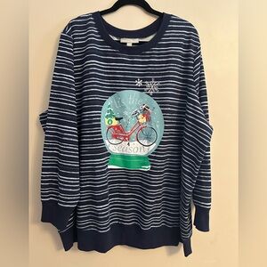 Woman Within Christmas Sweatshirt